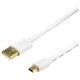 USB кабель Atcom 16120, MiniUSB, 1.8 м., Белый - 560017 - изображение 1