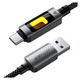 USB кабель AceFast C21-04, Type-C, 1.2 м., Черный - 620279 - изображение 1