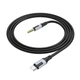 AUX кабель Borofone BL19 Creator, Type-C, 3.5 мм, 1.0 м., Чорний - 445522 - зображення 1