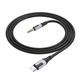AUX кабель Borofone BL19 Creator, Type-C, 3.5 мм, 1.0 м., Чорний - 445522 - зображення 4