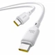 USB кабель Baseus P10377704213-01 Silky, Type-C, 2.0 м., Белый - 565549 - изображение 3