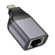 Адаптер Hoco UA35, RJ45, Type-C, Сірий - 562867 - зображення 4