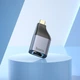 Адаптер Hoco UA35, RJ45, Type-C, Сірий - 562867 - зображення 6