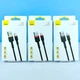 USB кабель Baseus CALKLF-BG1/CALKLF-B19 Cafule, Lightning, 1.0 м., Чорний - 445530 - зображення 5