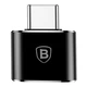 Адаптер Baseus CATOTG-01, Type-C, Серебряный - 213923 - изображение 1