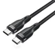 USB кабель AceFast C8-03, Type-C, 1.2 м., Чорний - 454477 - зображення 3
