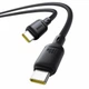 USB кабель Baseus P10377704113-00 Silky, Type-C, 1.0 м., Черный - 565546 - изображение 3