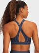 Спортивный топ для фитнеса женский Under Armour Crossback Mid Print 1361042-044 S Темно-серый (197778990159) - изображение 4