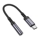 Адаптер Borofone BV24 Graceful, Type-C, 3,5 мм., 0.15 м., Сірий - 584835 - зображення 2