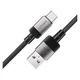 USB кабель AceFast C9-04, Type-C, 1.2 м., Черный - 449953 - изображение 1