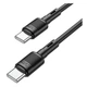 USB кабель Hoco X83, Type-C, 1.0 м., Чорний - 323734 - зображення 1