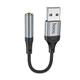Адаптер Hoco LS36, USB, 3.5 мм, Чорний - 397882 - зображення 1