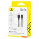 USB кабель Baseus P10377703113-01 Silky, Type-C, 2.0 м., Черный - 565566 - изображение 5
