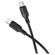 USB кабель Borofone BX113, Type-C, 2.0 м., Чорний - 533335 - зображення 2