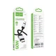 USB кабель Hoco X110 Honorific, Type-C, 1.0 м., Чорний - 573924 - зображення 5