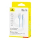 USB кабель Baseus P10377703313-00 Silky, Type-C, 1.0 м., Синій - 565564 - зображення 6