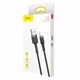 USB кабель Baseus CALKLF-BG1 Cafule Apple iPhone SE 2022 / iPhone 14 Pro Max / iPhone 14 Plus / iPhone 14 Pro / iPhone 14 / iPhone 13 Pro / iPhone 13 Mini / iPhone 13 / iPhone 13 Pro Max / iPhone 12 Mini / iPhone 12 Pro Max, Lightning, 1.0 м., - 299461 - зображення 8