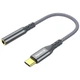 OTG адаптер ColorWay CW-AD-CJ, Type-C, 0.15 м., 3.5 мм., Серый - 643600 - изображение 1