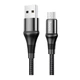 USB кабель Hoco X50 Excellent, MicroUSB, 1.0 м., Чорний - 206427 - зображення 1