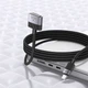 USB кабель Hoco U141, MagSafe 3, 1.8 м., Чорний - 575924 - зображення 8