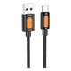 USB кабель Borofone BX114 Structure, Type-C, 1.0 м., Чорний - 575552 - зображення 1