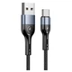 USB кабель USAMS US-SJ449 U55, Type-C, 1.0 м., Черный - 488466 - изображение 1