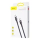 USB кабель Baseus CATKLF-HG1 Cafule, Type-C, 2.0 м., Черный - 213972 - изображение 2