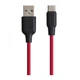 USB кабель Hoco X21 Silicone, Type-C, Чорний - 195314 - зображення 1