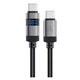 USB кабель AceFast C15-03, Type-C, 1.2 м., Черный - 573906 - изображение 1