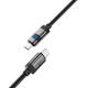 USB кабель AceFast C15-03, Type-C, 1.2 м., Черный - 573906 - изображение 4