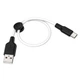 USB кабель Hoco X21 Plus Silicone, Type-C, 1.0 м., Белый - 270825 - изображение 2