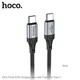 USB кабель Hoco X102 Fresh, Type-C, 1.0 м., Чорний - 407903 - зображення 2
