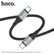 USB кабель Hoco X102 Fresh, Type-C, 1.0 м., Чорний - 407903 - зображення 3