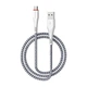USB кабель Borofone BX25 Powerful, MicroUSB, 1.0 м., Белый - 198435 - изображение 1