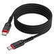 USB кабель Hoco X59, Type-C, 1.0 м., Черный - 410091 - изображение 2