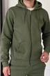 Кофта на замке спортивная флис Trend Collection 6164 хаки (HAKI) M - изображение 3