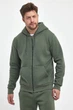 Кофта на замке спортивная флис Trend Collection 6164 хаки (HAKI) M - изображение 7