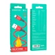 USB кабель Borofone BX83, MicroUSB, 1.0 м., Красный - 327098 - изображение 2