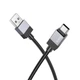 USB кабель Hoco X110 Honorific, Type-C, 1.0 м., Чорний - 573922 - зображення 2