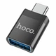 Адаптер Hoco UA17, Type-C, USB, Чорний - 329264 - зображення 1