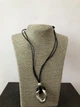 Ланцюжок-шнурок з підвіскою кільцем Honey Fashion Accessories чорний+сріблястий (12-372) - изображение 2