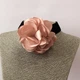 Оксамитовий чокер з об'ємною квіткою трояндою Honey Fashion Accessories рожевий (12-367) - изображение 3