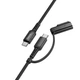 USB кабель Hoco U142, Type-C, MagSafe 3, 1.8 м., Черный - 605891 - изображение 2