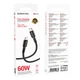 USB кабель Borofone BX116 Certain, Type-C, 1.0 м., Черный - 569980 - изображение 5