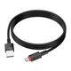 USB кабель Borofone BX110, MicroUSB, 1.0 м., Чорний - 590392 - зображення 4