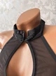 Пеньюар в японському стилі чонсам Honey Fashion Accessories XS/S/M чорний (10к062) - зображення 7