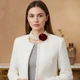 Перлинний чокер «Royal Rose» з об’ємною атласною квіткою Honey Fashion Accessories бордовий (120370) - изображение 2