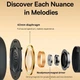 Bluetooth-гарнитура Baseus NGTD020202 Bowie D05, Стерео, Белый - 411357 - изображение 7