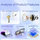 Bluetooth-гарнітура Remax 1 Eggie, Стерео, Блакитний - 426958 - зображення 4