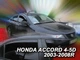 Дефлекторы окон ветровики Honda ACCORD 4D SD 02-08 вставные 4шт Heko Хонда Аккорд АМ0007306 - изображение 1